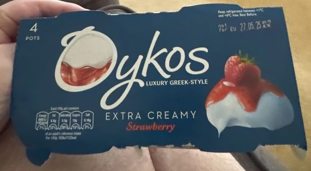Luxury Greek-Style Strawberry Yogurt