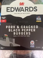 Pork and black pepper burger