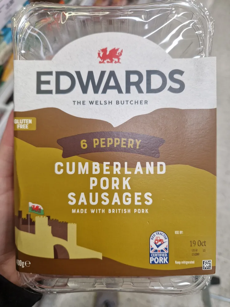 Edwards Cumberland Sausage