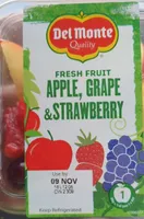 Del Monte Quality - Fresh apple, grape and strawberry