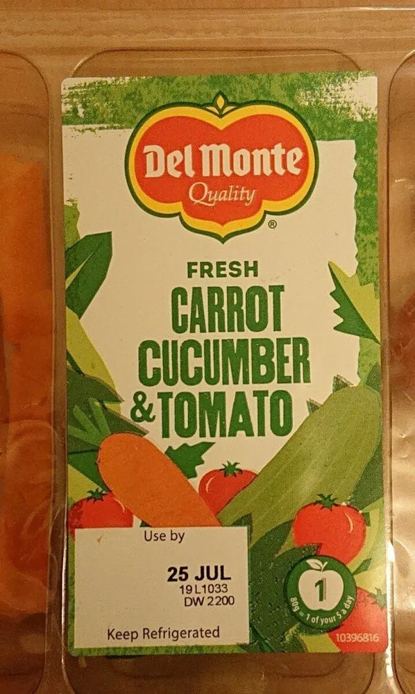carrot cucumber and tomato