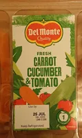 carrot cucumber and tomato