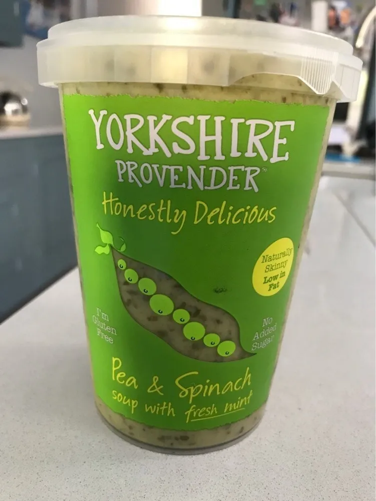 Yorkshire Pea, Spinach & Coriander Soup