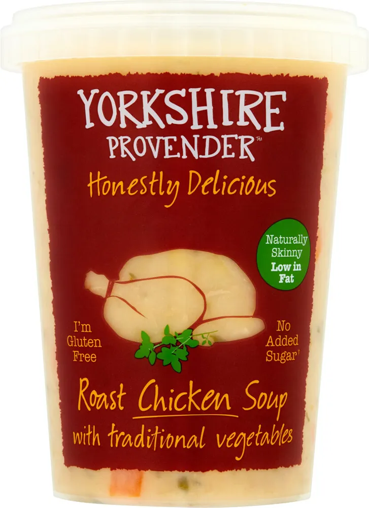 Roast Chicken Soup with Traditional Vegetables