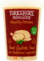Roast Chicken Soup with Traditional Vegetables