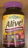Alive! Women’s energy vitamin gummies