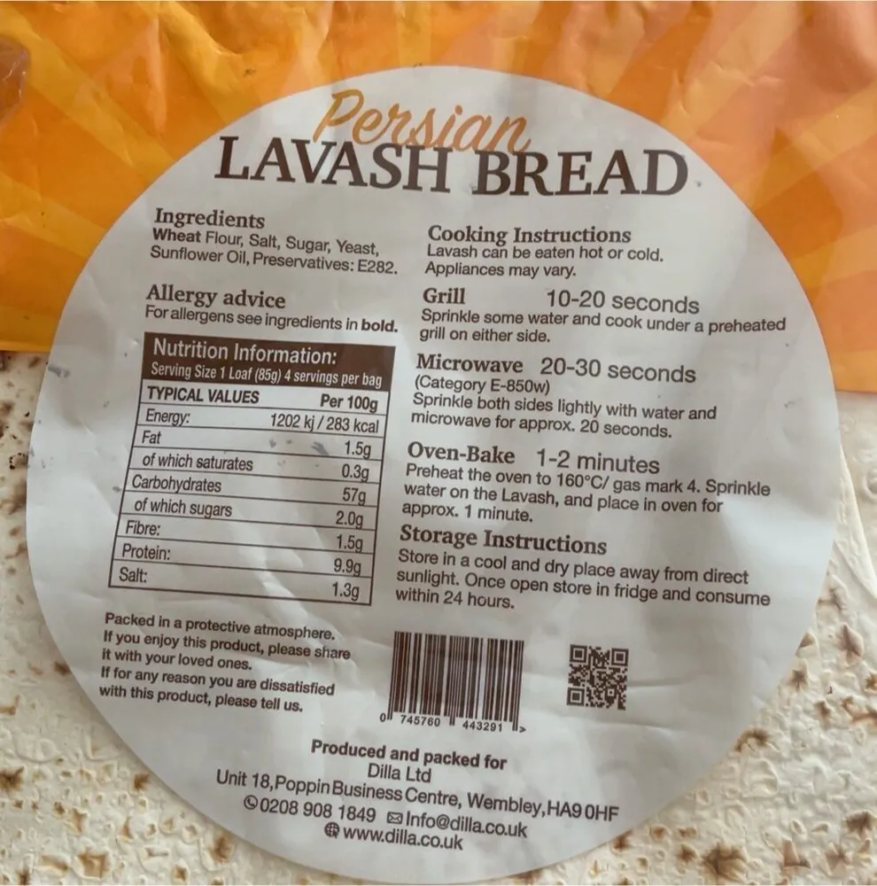 Lavash Bread