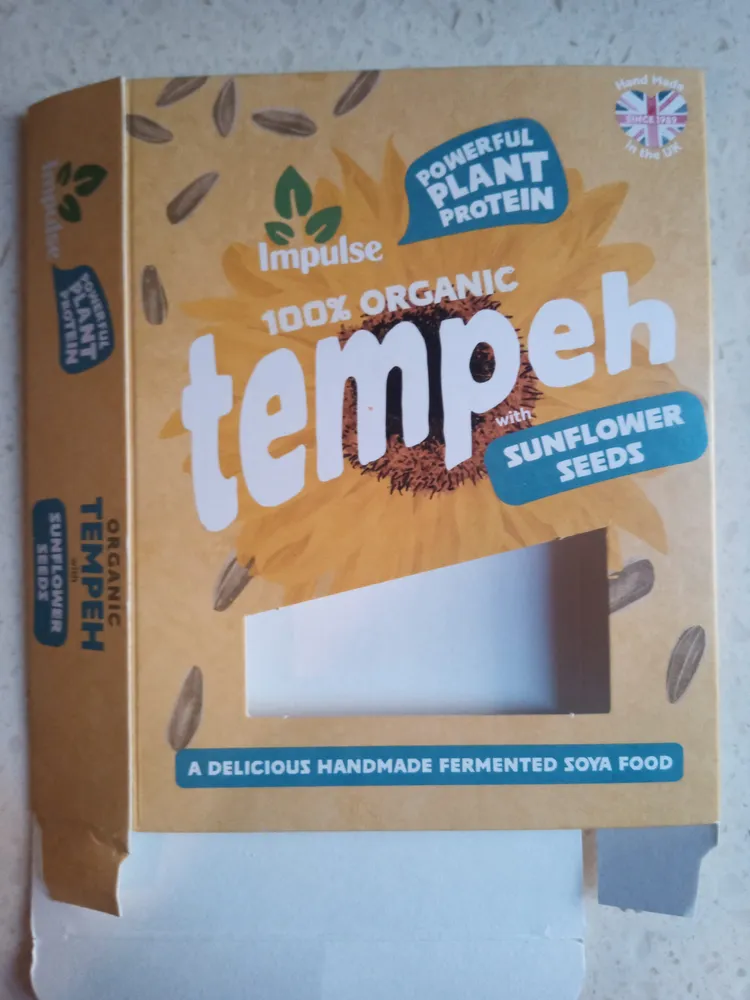 tempeh with sunflower seeds