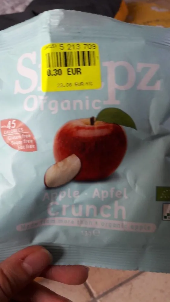 Snapz organic Apple crunch