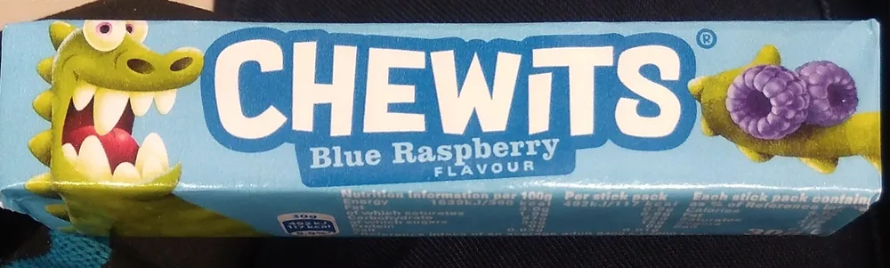 Chewits Blue Raspberry Flavour 30g