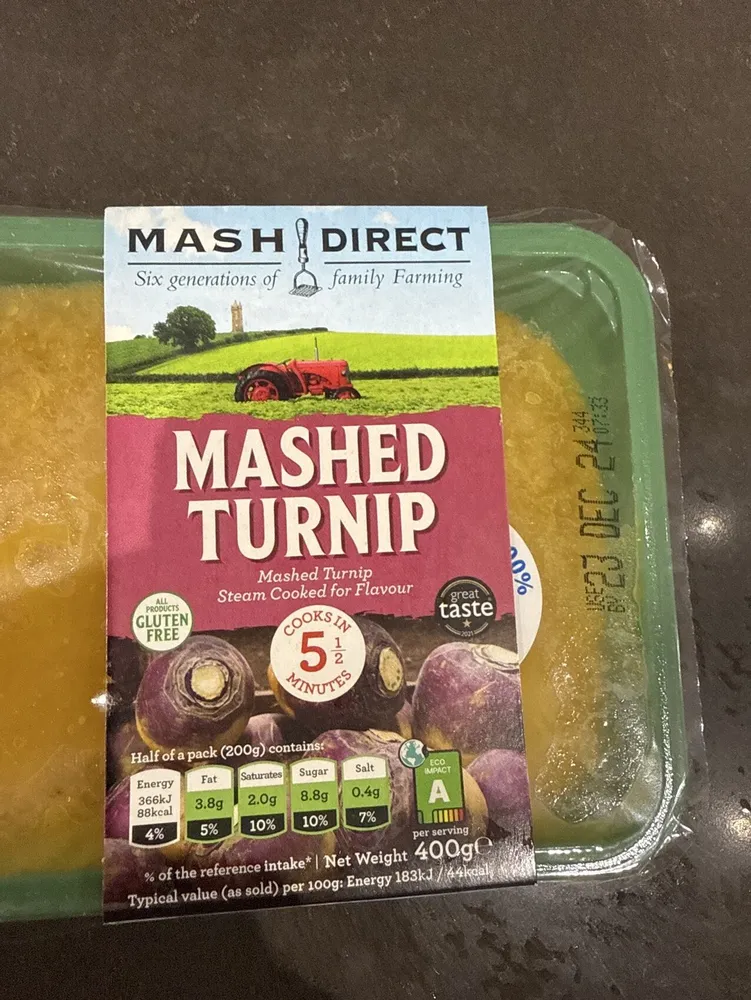 Mashed turnip