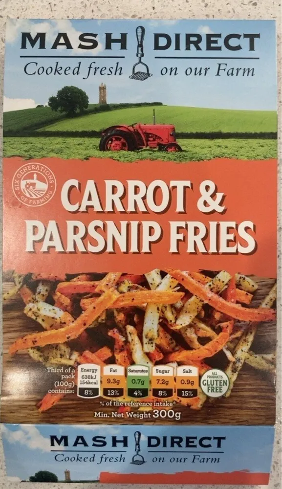 Carrot & parsnip fries