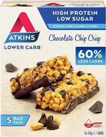 Chocolate Chip Crisp Bar 5 x