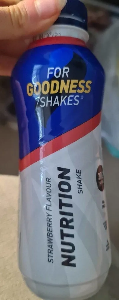 For goodness shake strawberry