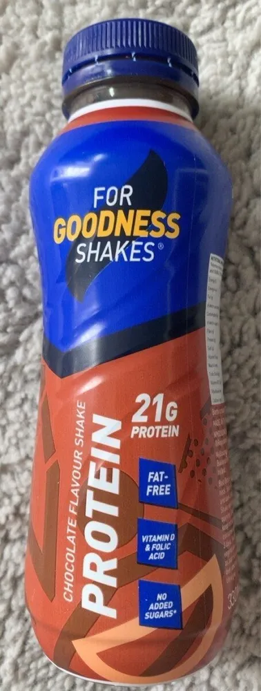 Chocolate flavour shake protein