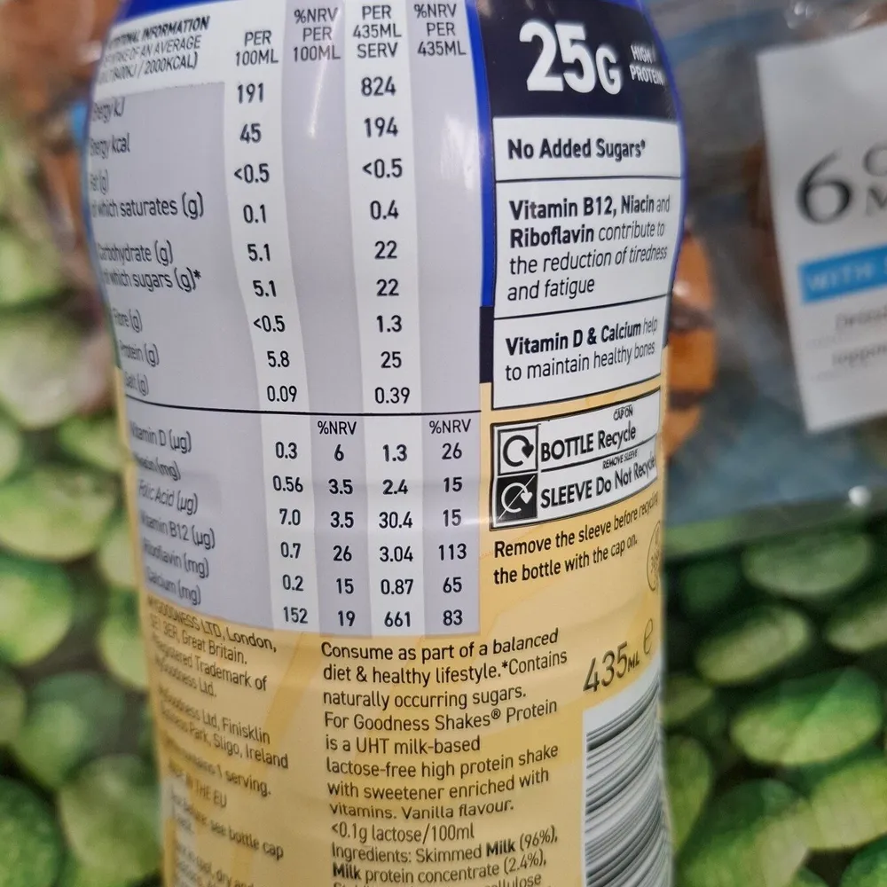Protein Shake Vanilla