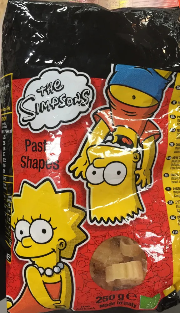 The Simpsons Pasta Shapes
