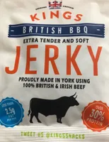 Extra tender and soft Jerky British BBQ