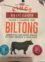 Biltong marinated air-dried strips