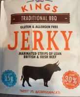 Kings Traditional BBQ Beef Jerky 25G