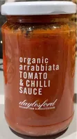 organic arrabbiata TOMATO & CHILLI SAUCE dayles ford