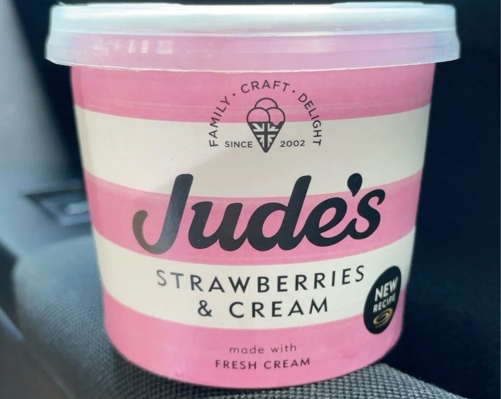 Strawberry ice cream