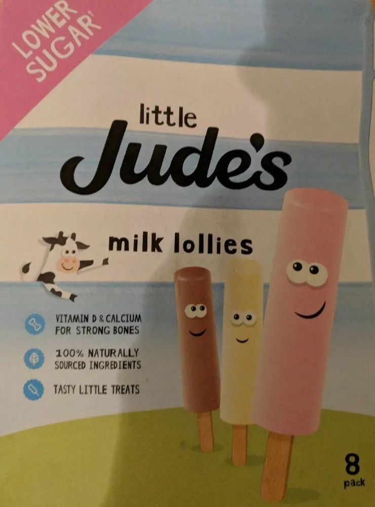 Little Jude's milk lollies