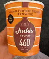 Vegan cookie dough brownie