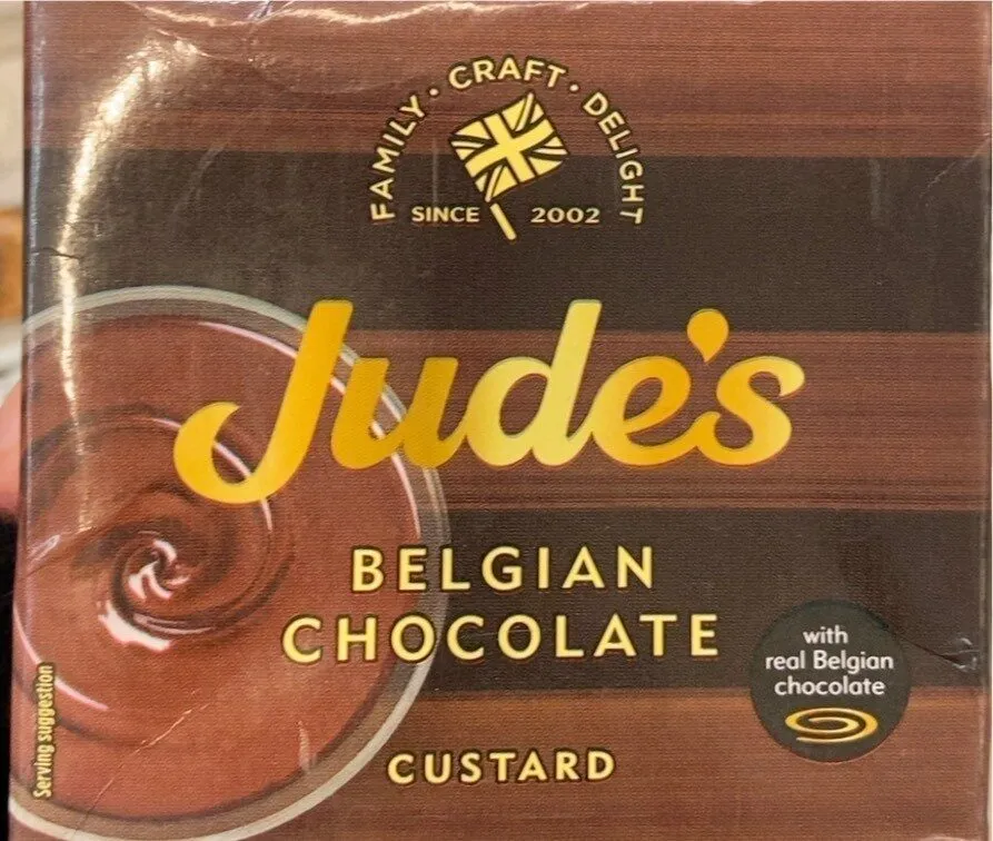 Belgian chocolate custard