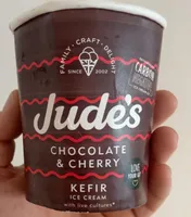 Chocolate and cherry Kefir ice cream
