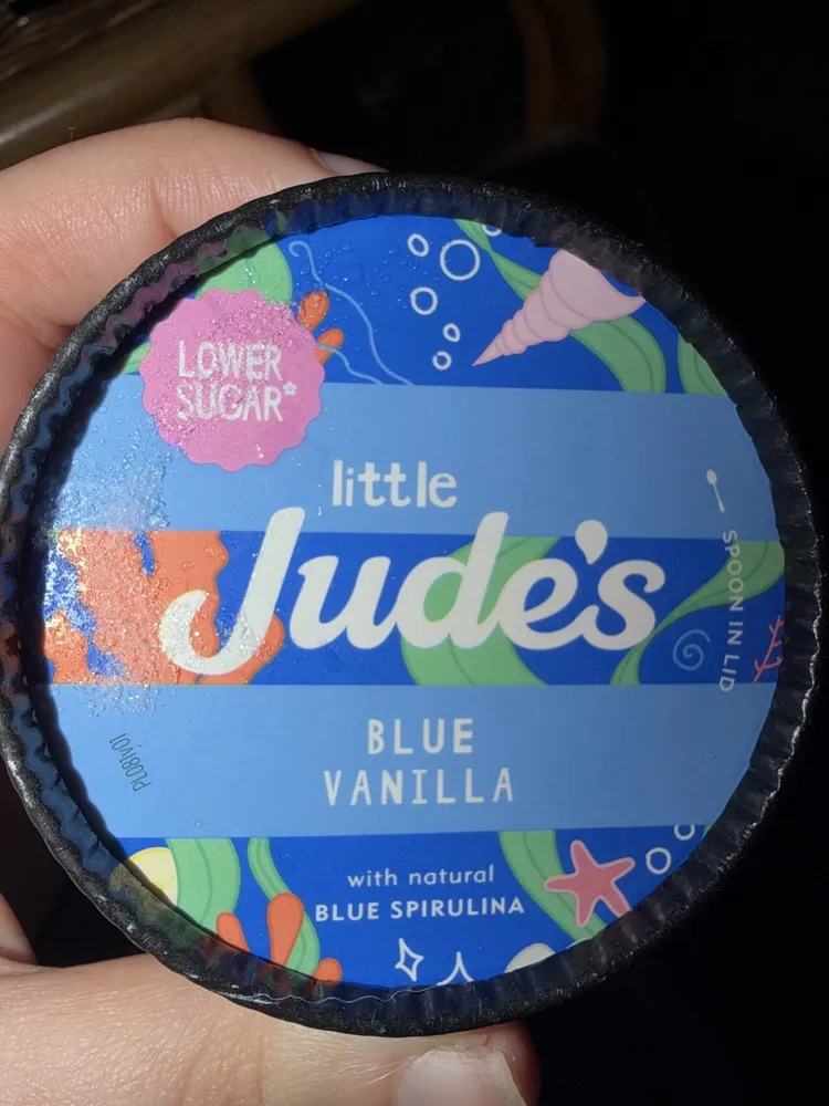 Blue Vanilla Ice Cream