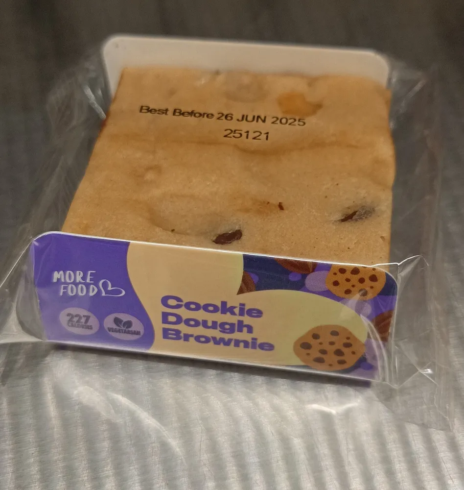 cookie dough brownie