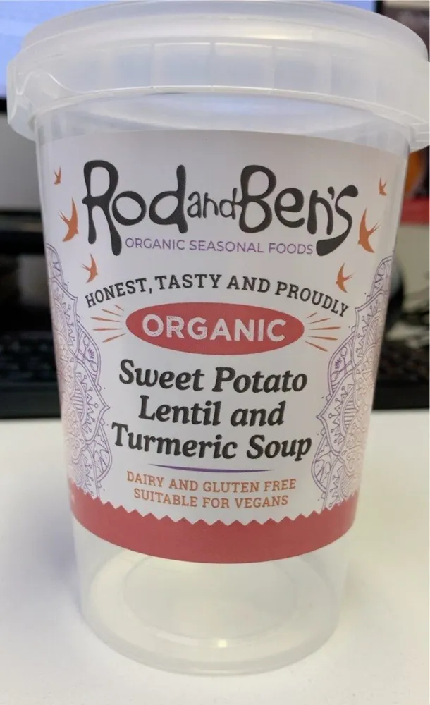 Sweet Potato, lentil & Turmeric Soup