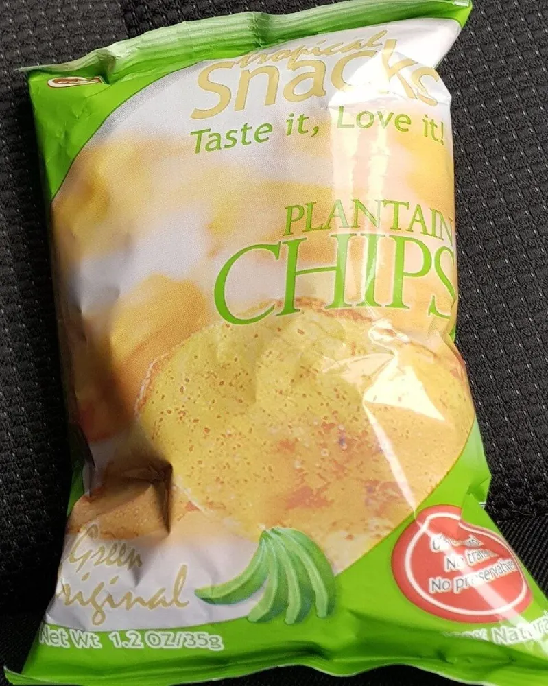 Plantain Chips Green Original