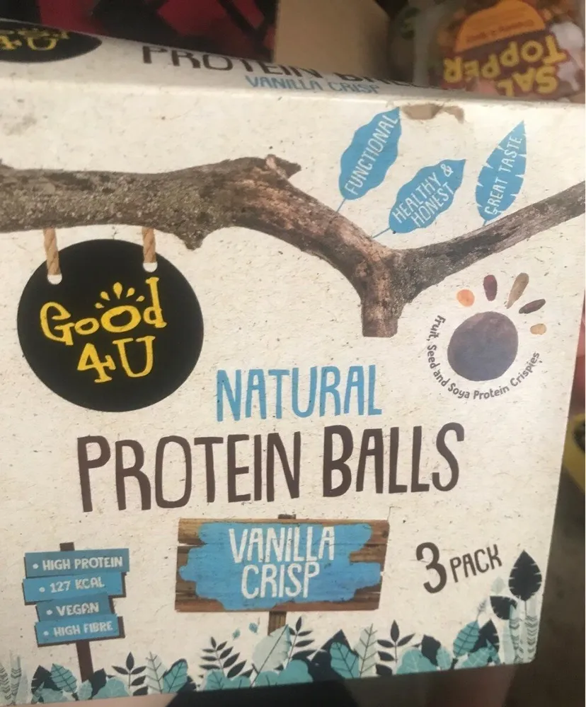Natural Protein Balls Vanilla Crisp