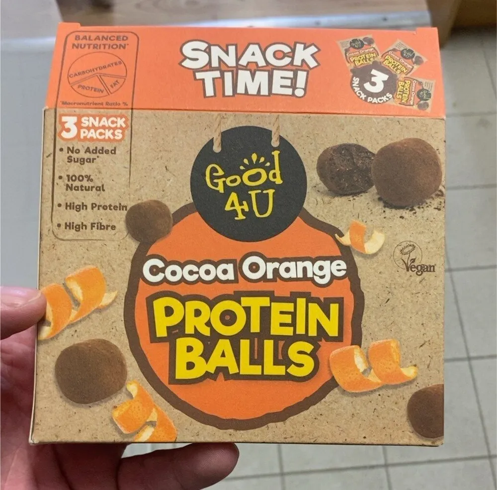 cocoa orange protein balls