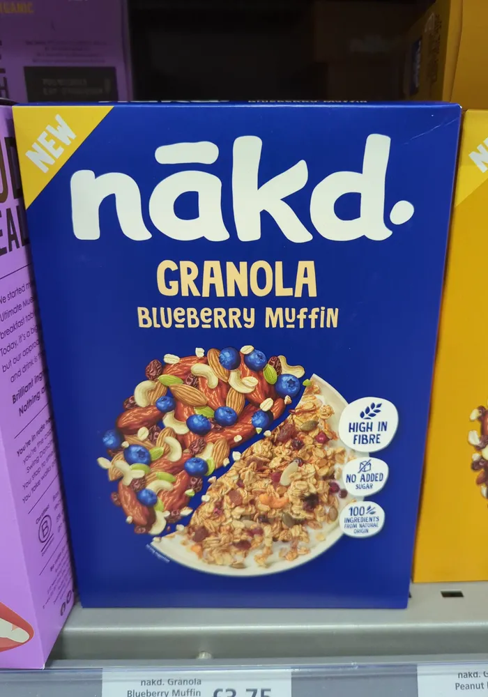 Granola Blueberry Muffin