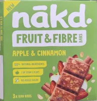 Fruit & Fibre Bars Apple & Cinnamon