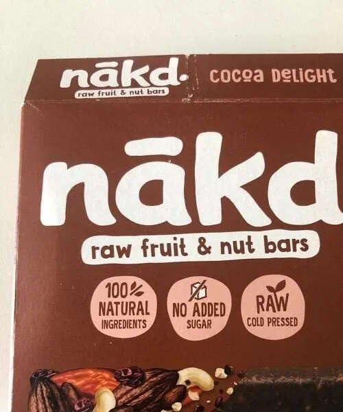 raw fruit & nut bar
