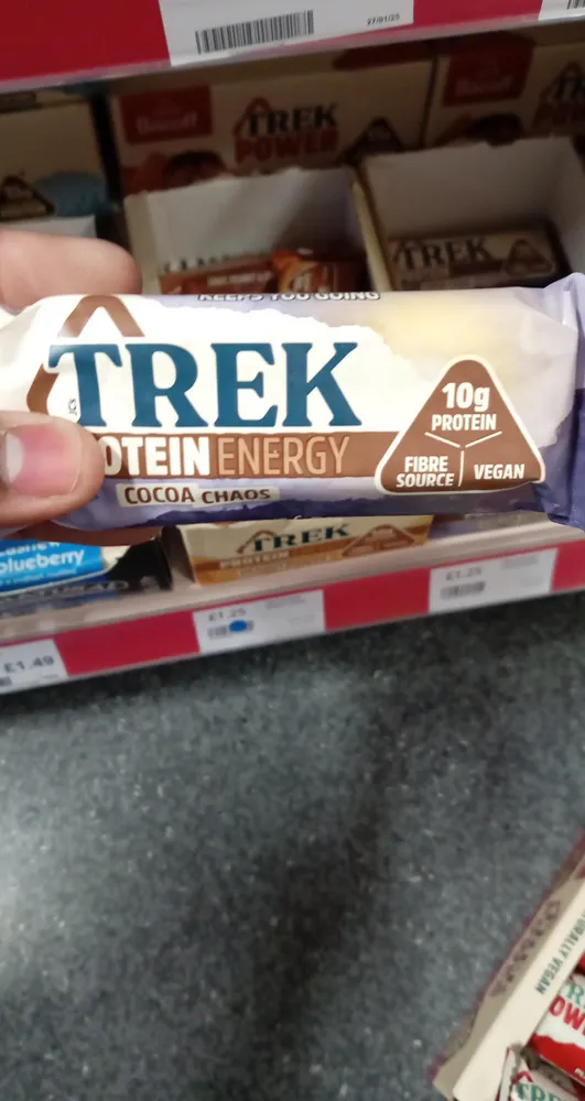 Trek Cocoa Chaos Wholefood Energy Bar
