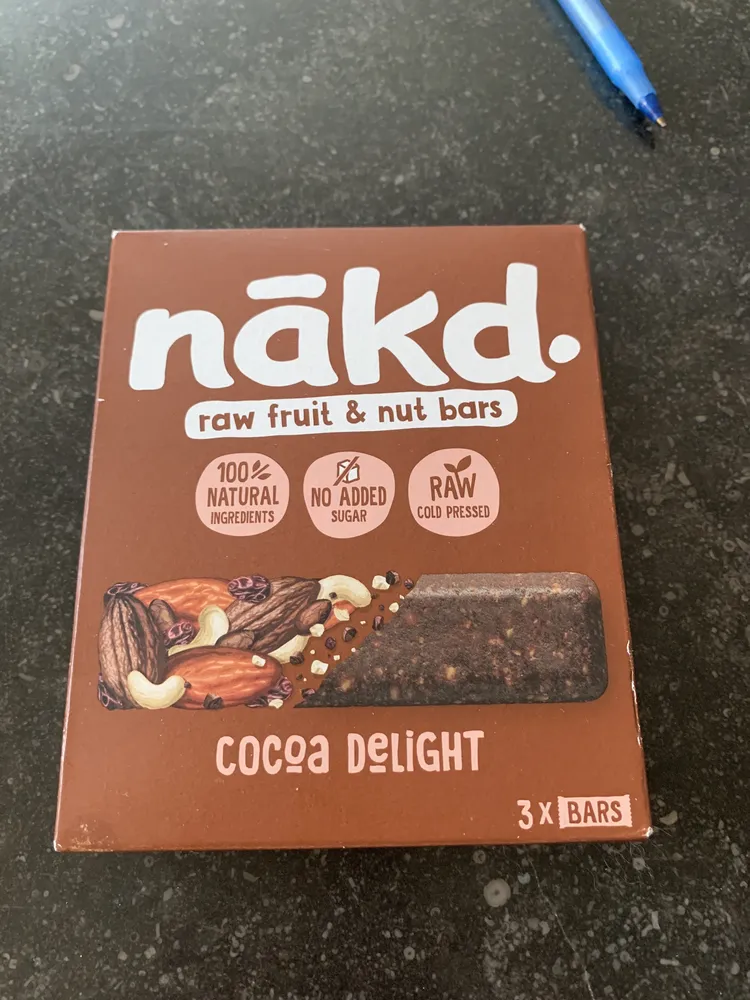 Barre cacao noix