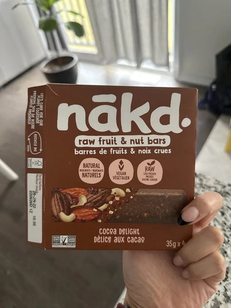 Cocoa Delight Raw Fruit & Nut Bar