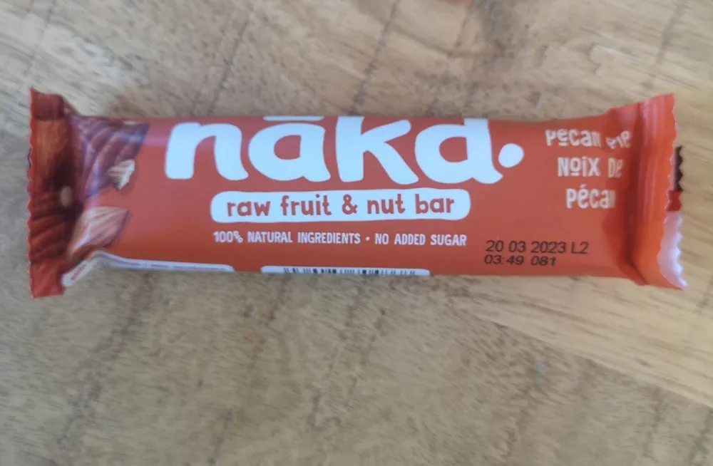 Barre de fruit et noix 35 g