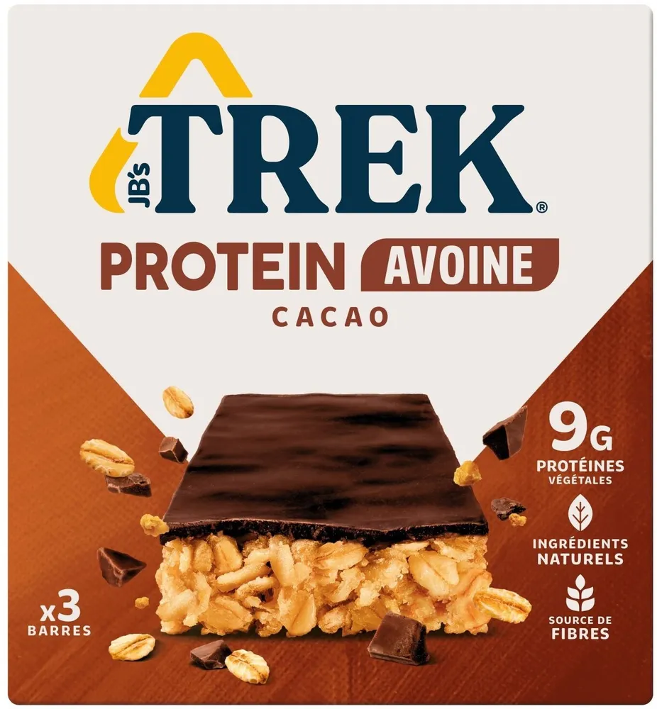 TREK PROTEIN AVOINE - Cacao - 150g (3x1p)