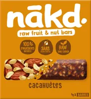 NAKD Cacahuètes - 140g (4x1p)
