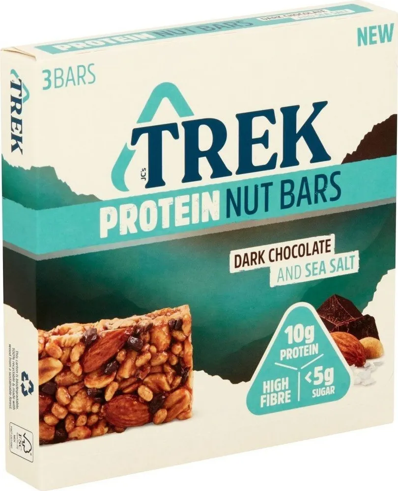 Protein nut bars Dark chocolate and sea salt