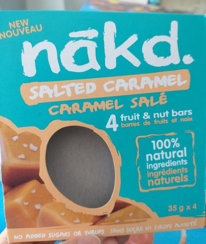 Salted Caramel Raw Fruit & Nut Bar