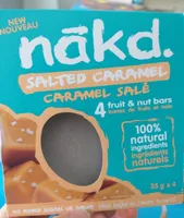 Salted Caramel Raw Fruit & Nut Bar