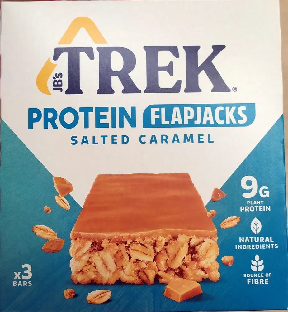 Protein flapjacks salted caramel