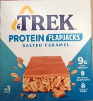 Protein flapjacks salted caramel